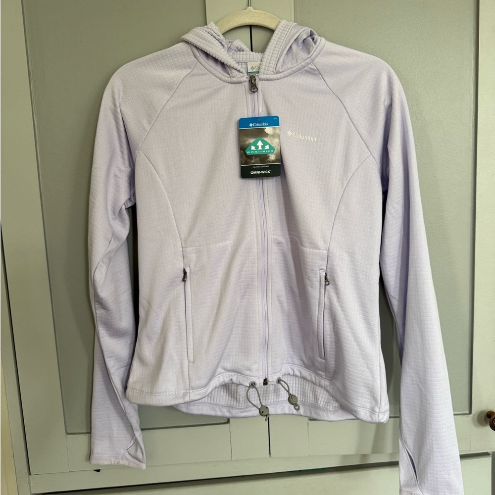 Columbia Women’s Purple Utility Jacket with Hood and Drawstring NWT
